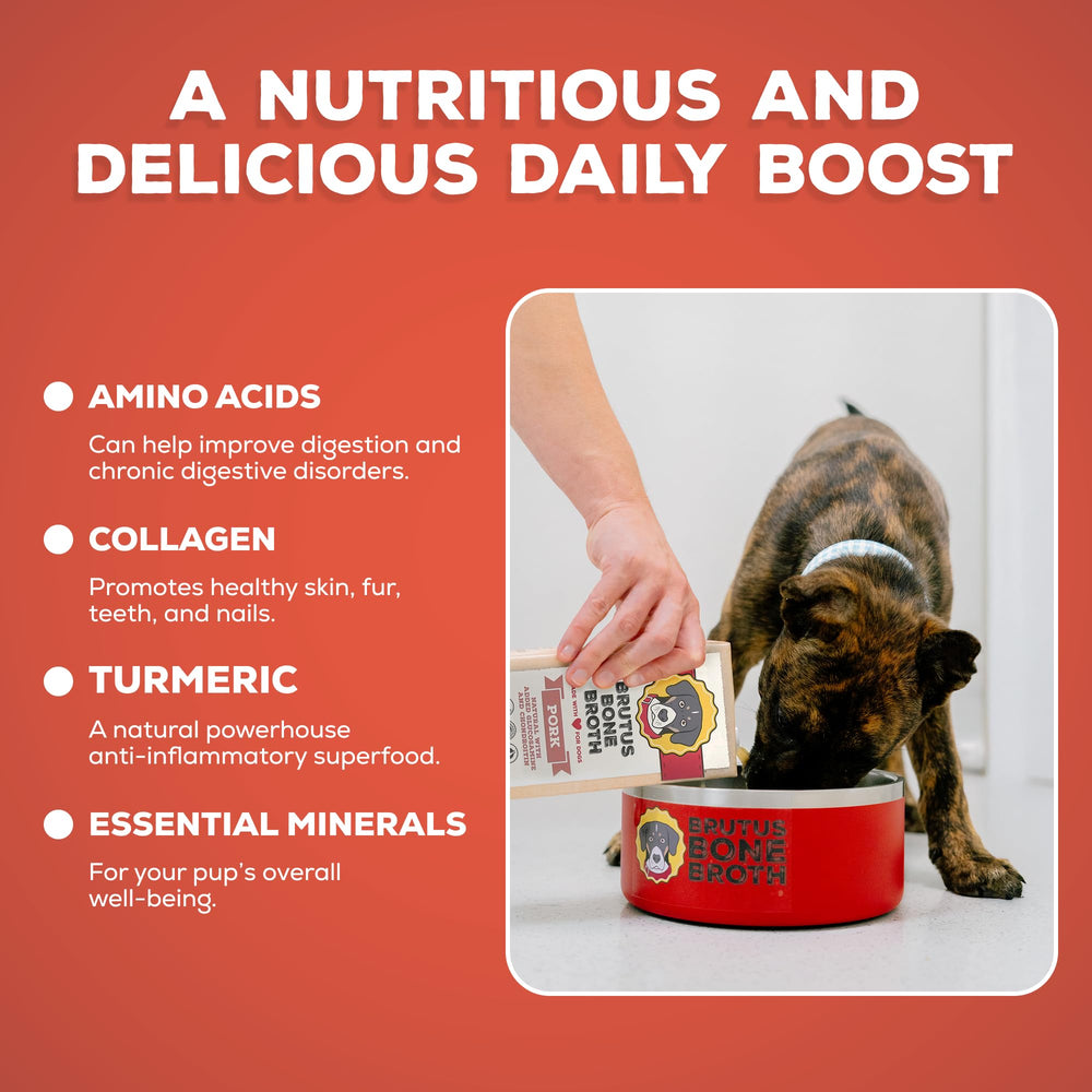 Brutus Bone Broth produced in a USA facility with quality controls