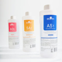 BRÜUN AS1 bottle for natural plant-based cleansing and gentle exfoliation