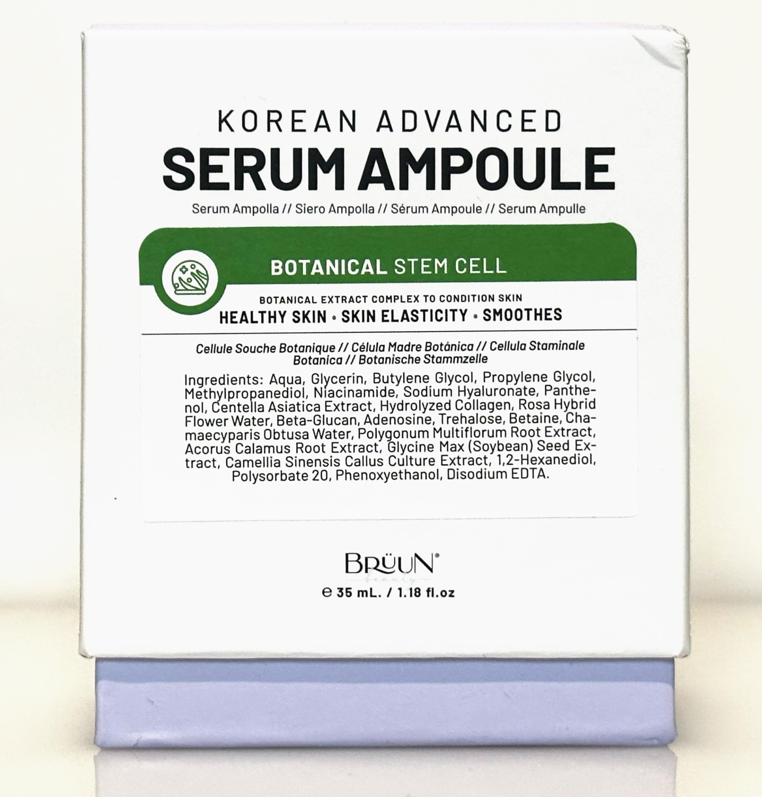 BRÜUN SC Control ampoule opening reveals fresh serum ready for use.