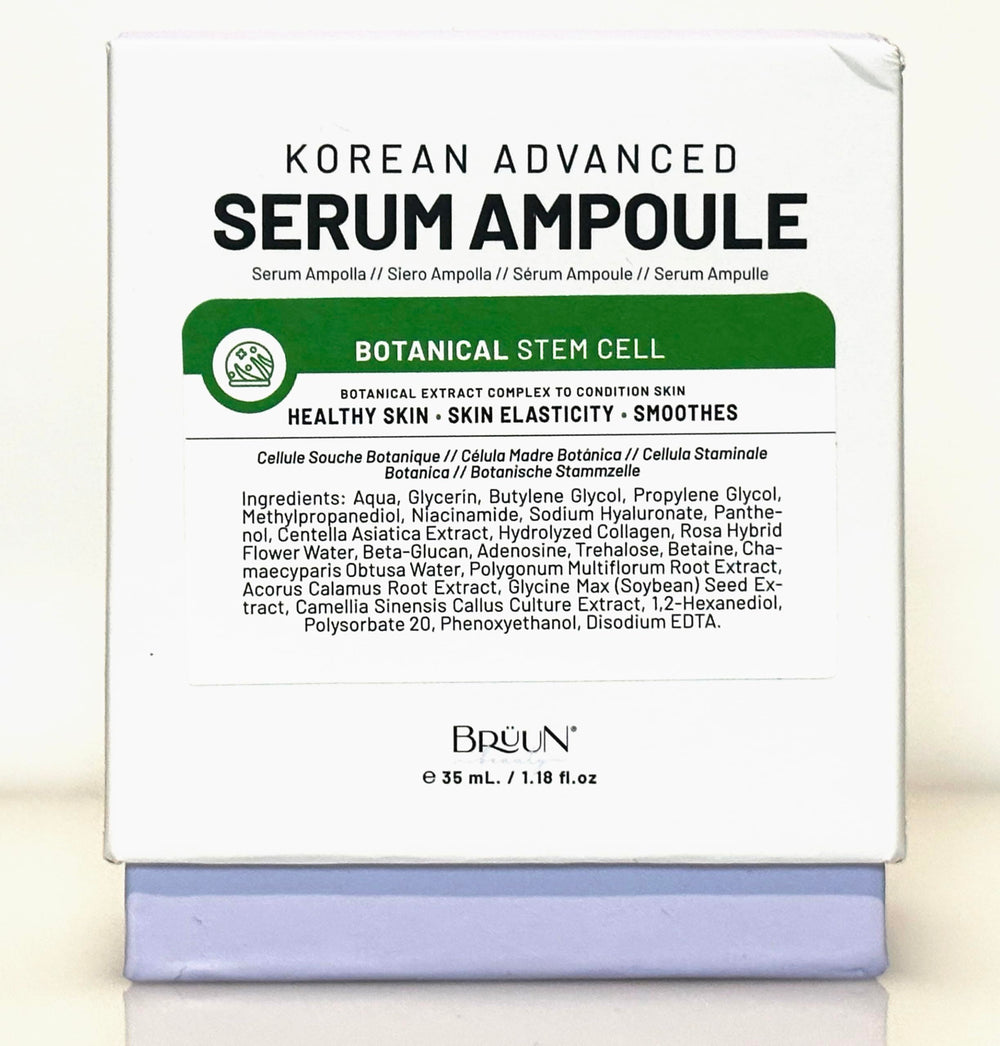 BRÜUN SC Control ampoule opening reveals fresh serum ready for use.