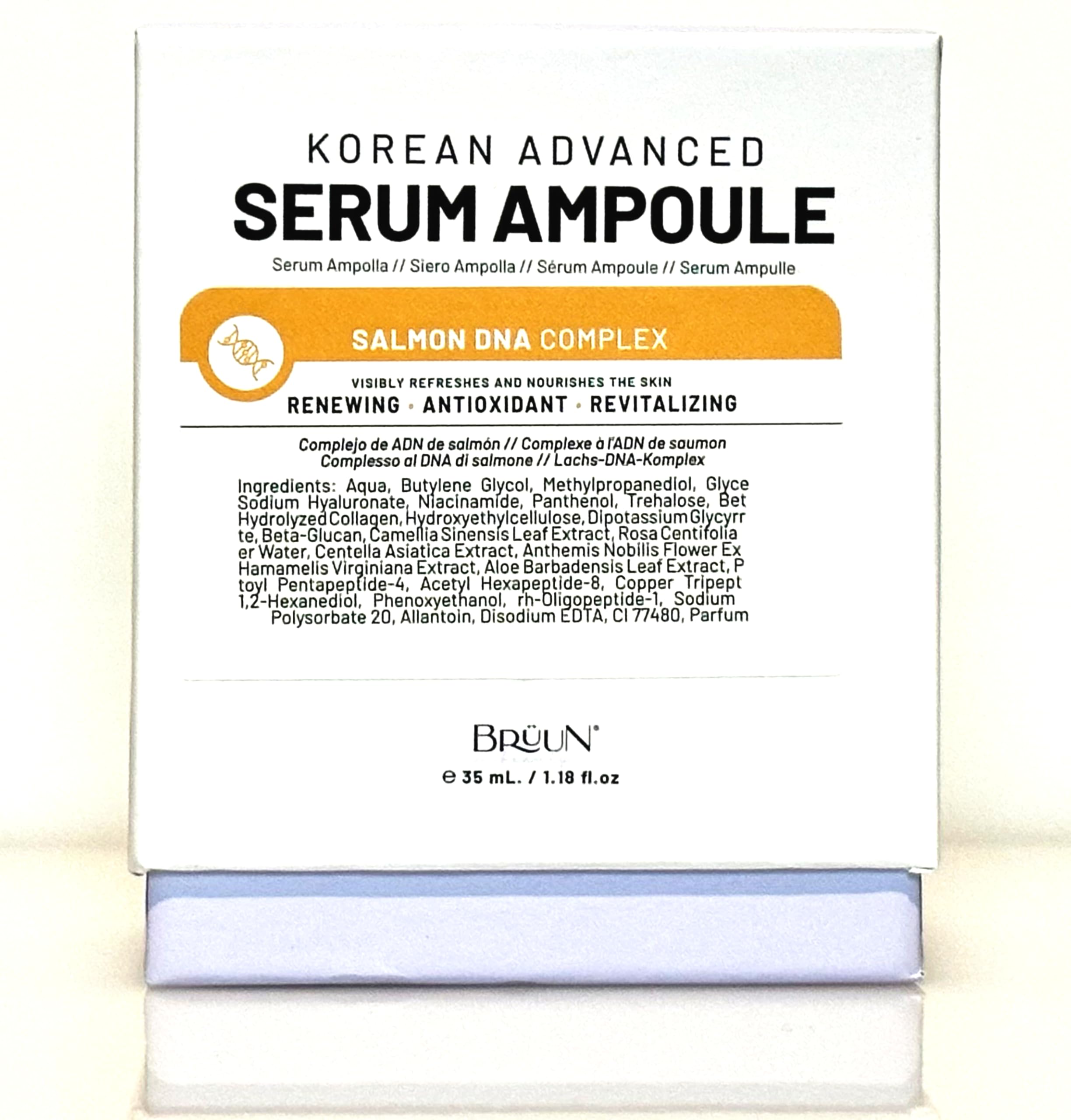 BRÜUN SD ampoule dropper close-up for precise application.