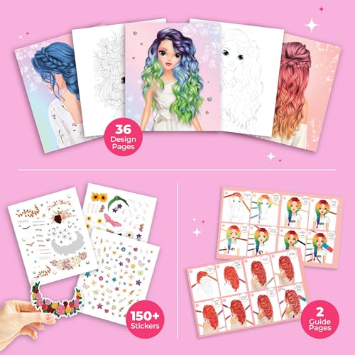 BSCOOL fashion-design-pages lets kids practice designing outfits and color combinations.