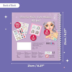 BSCOOL nails makeup dress-up stickers spread for imaginative styling