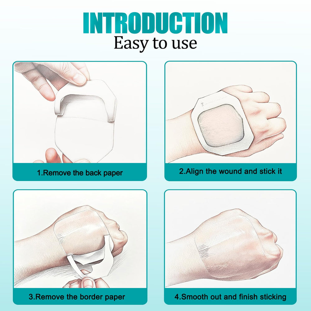 BSeWenerte wound-care bandage blocks dust and sweat from minor injuries.