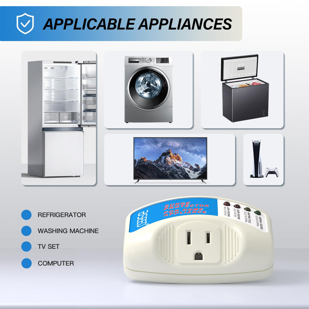 BSEED three-minute delay feature protects appliances during surges