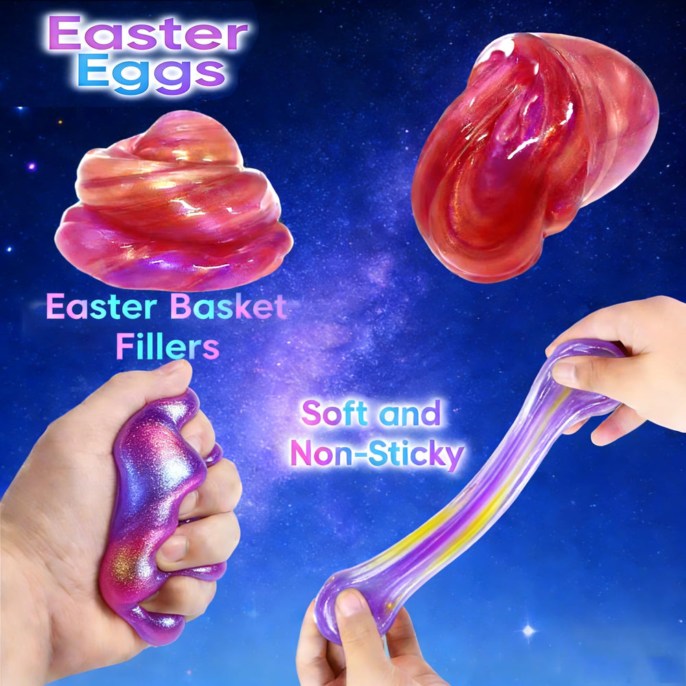 BSINHTIY Galaxy Slime Eggs ideal party favors.