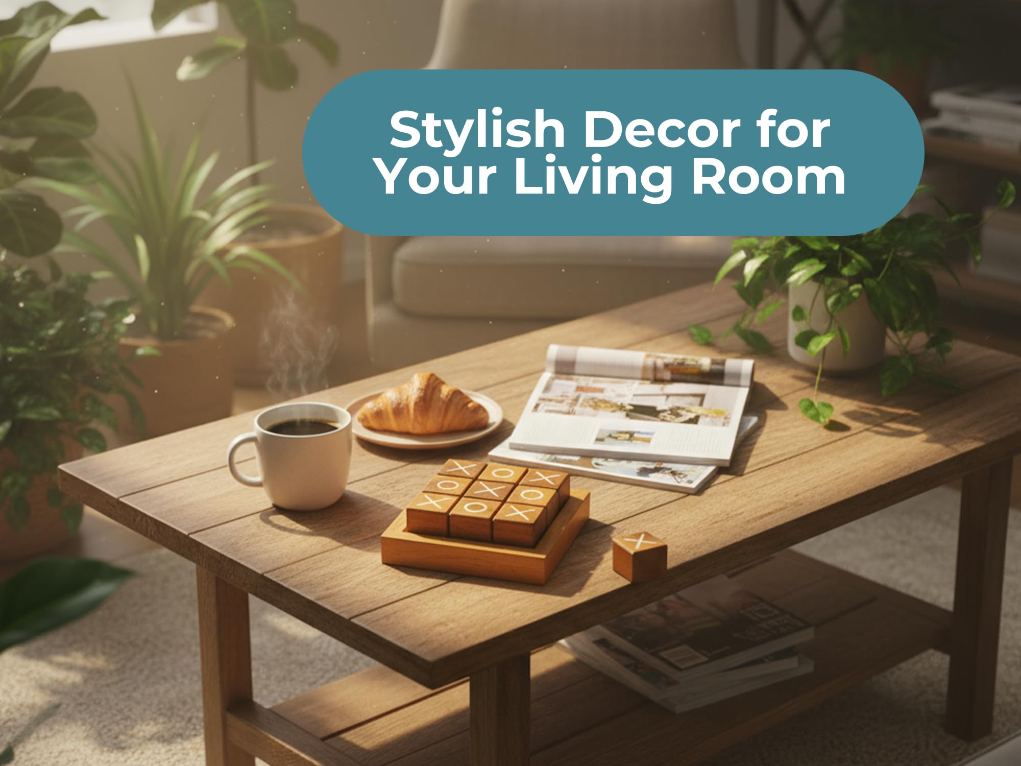 BSIRI rustic cabin-style decor brings character while enabling light gameplay.