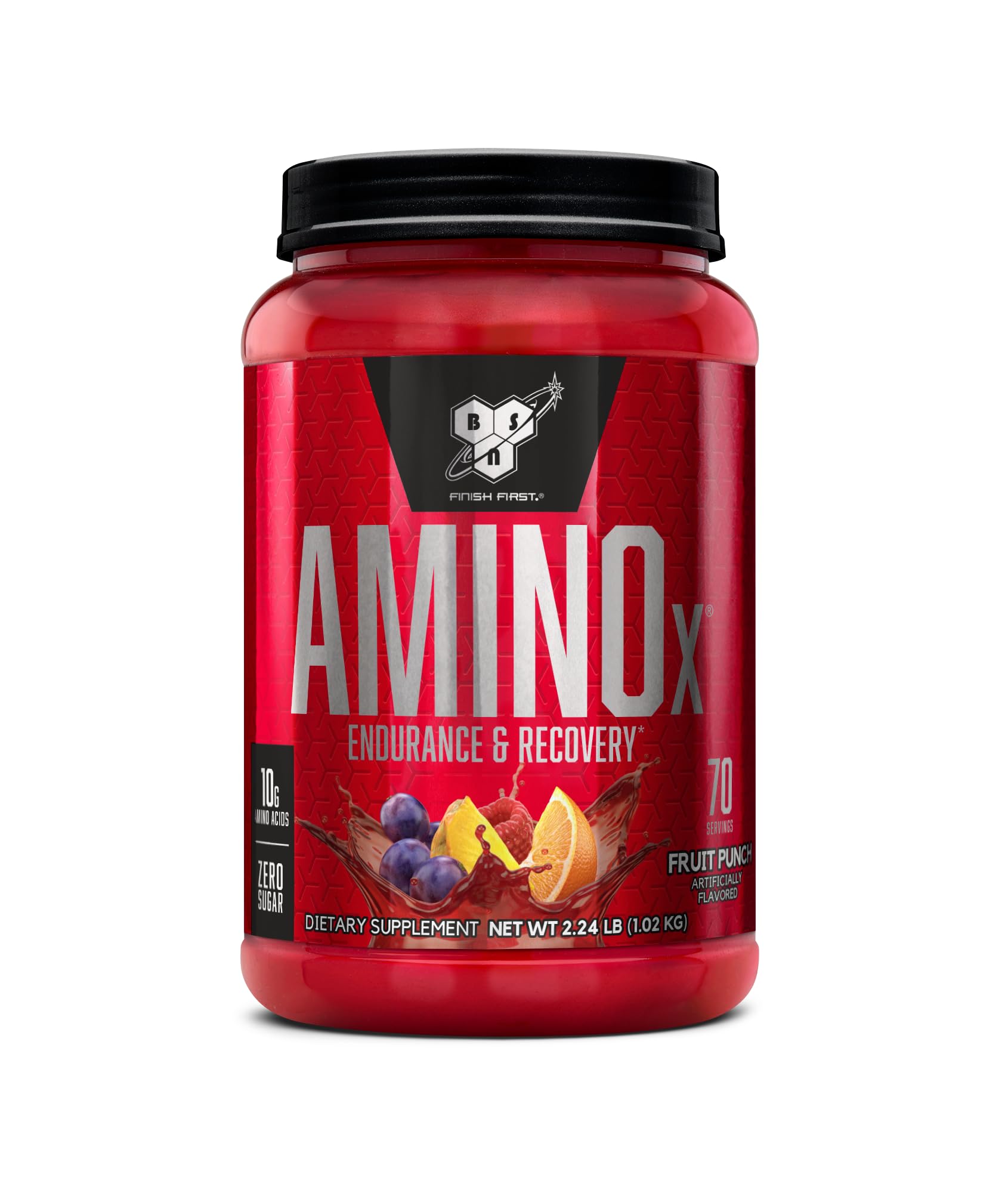 BSN AMINO X Fruit Punch tub ready for endurance support during workouts