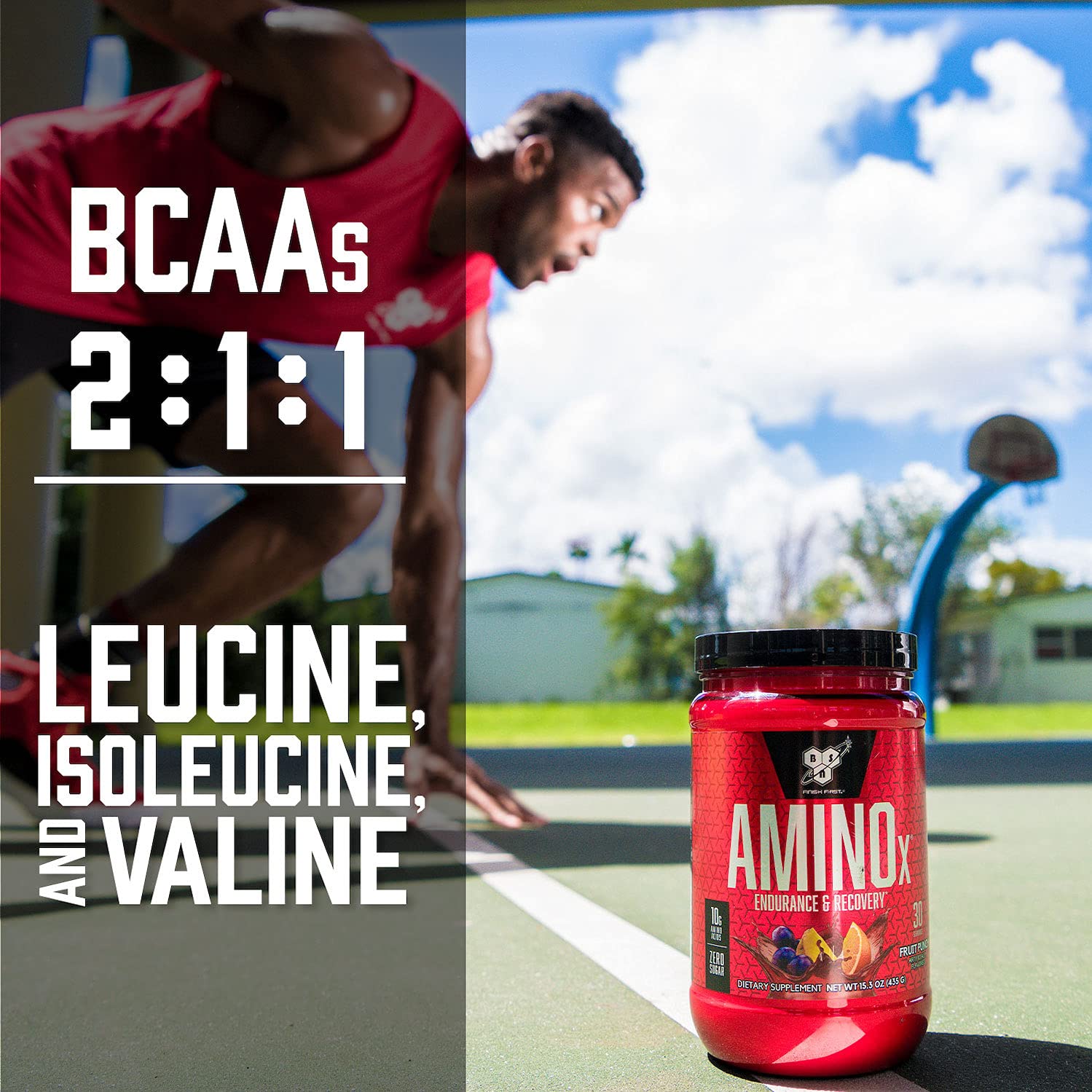 BSN Amino X shaker bottle ready for workouts