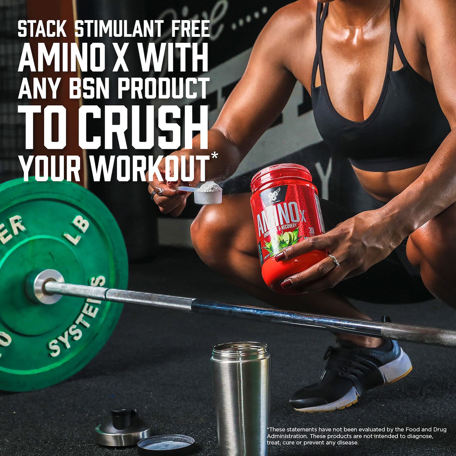 BSN Amino X single-serving packet for keto-friendly fueling