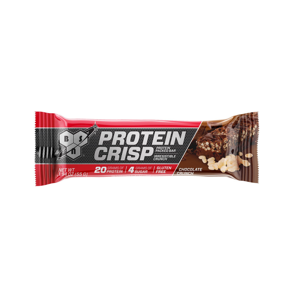 BSN Protein Crisp Bar post-workout snack helps fuel recovery with flavor.