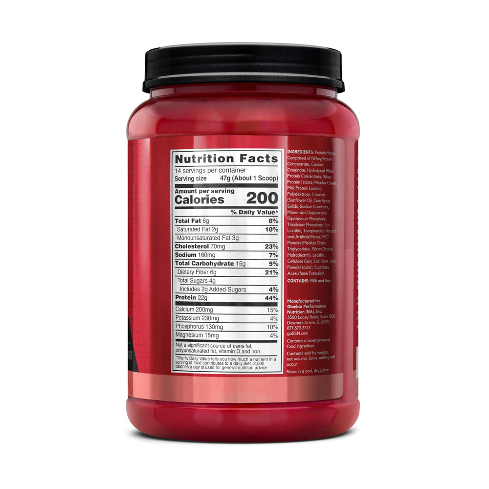 BSN SYNTHA-6 milkshake texture close-up emphasizes creaminess.
