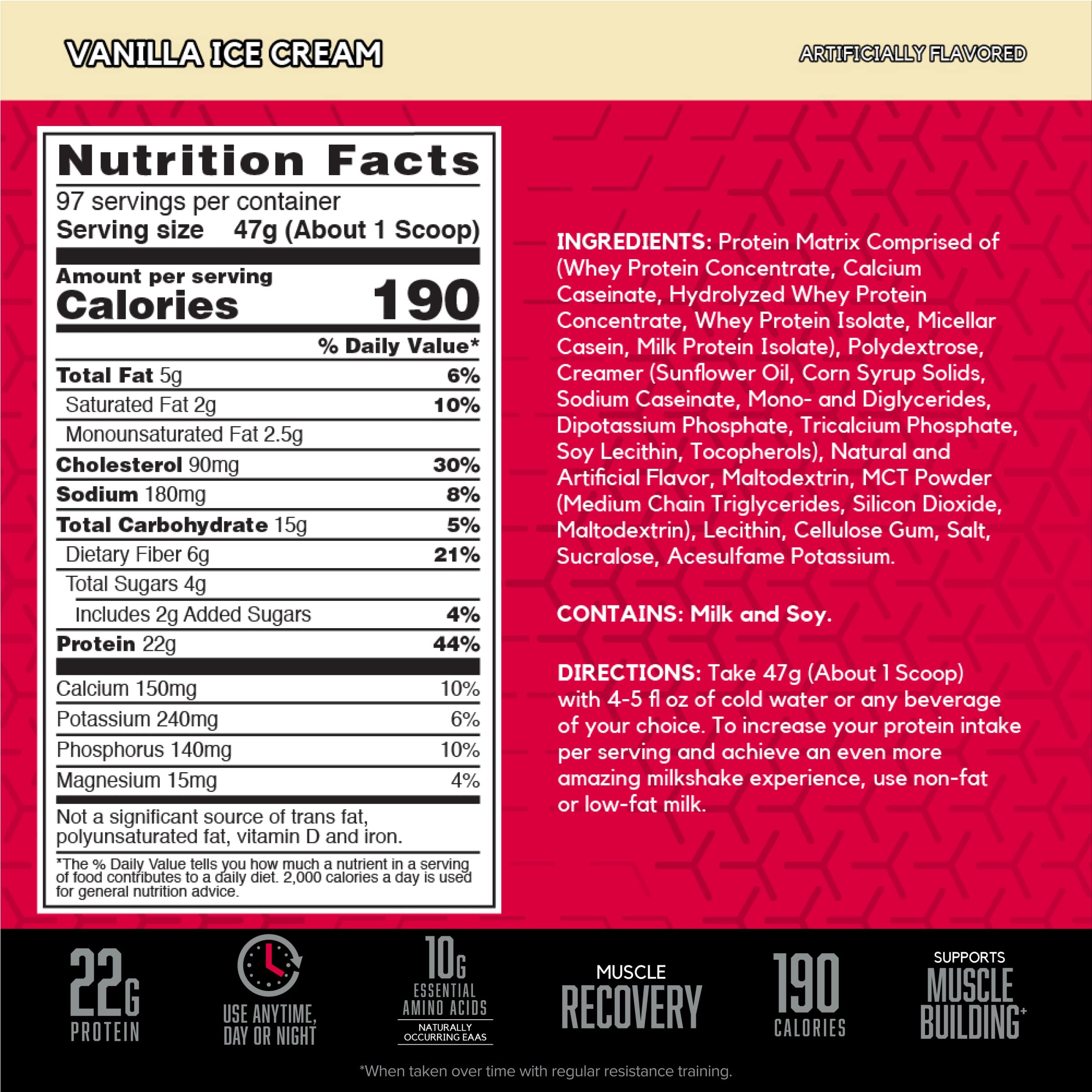 BSN SynthA-6 in shaker, quick post-workout shake ready