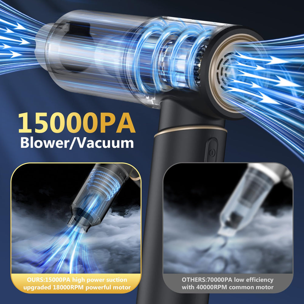 BSRCO 4-in-1 cordless vacuum with multiple attachments for versatile cleaning