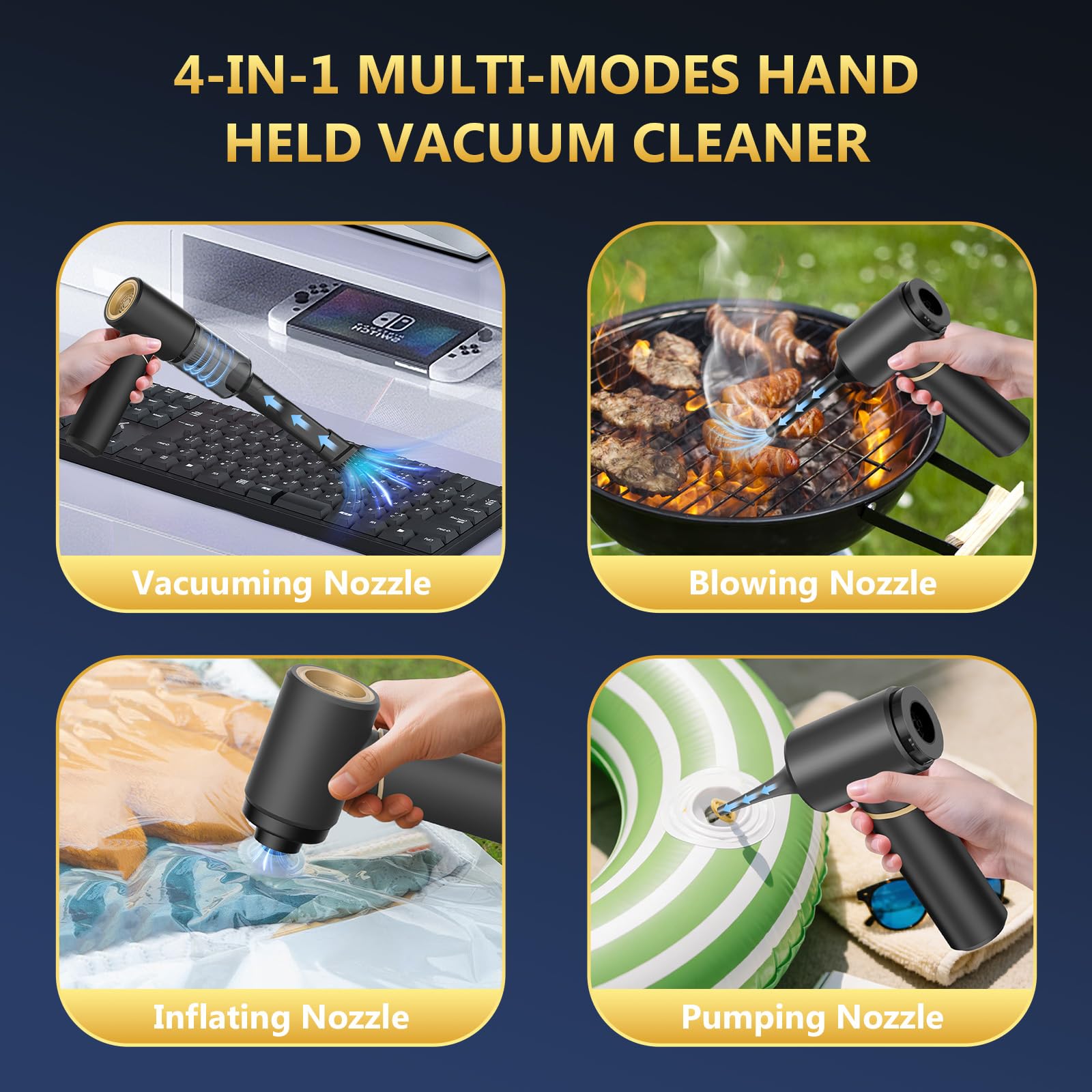 BSRCO dual-mode suction of 7000Pa and 12000Pa for gentle to deep clean