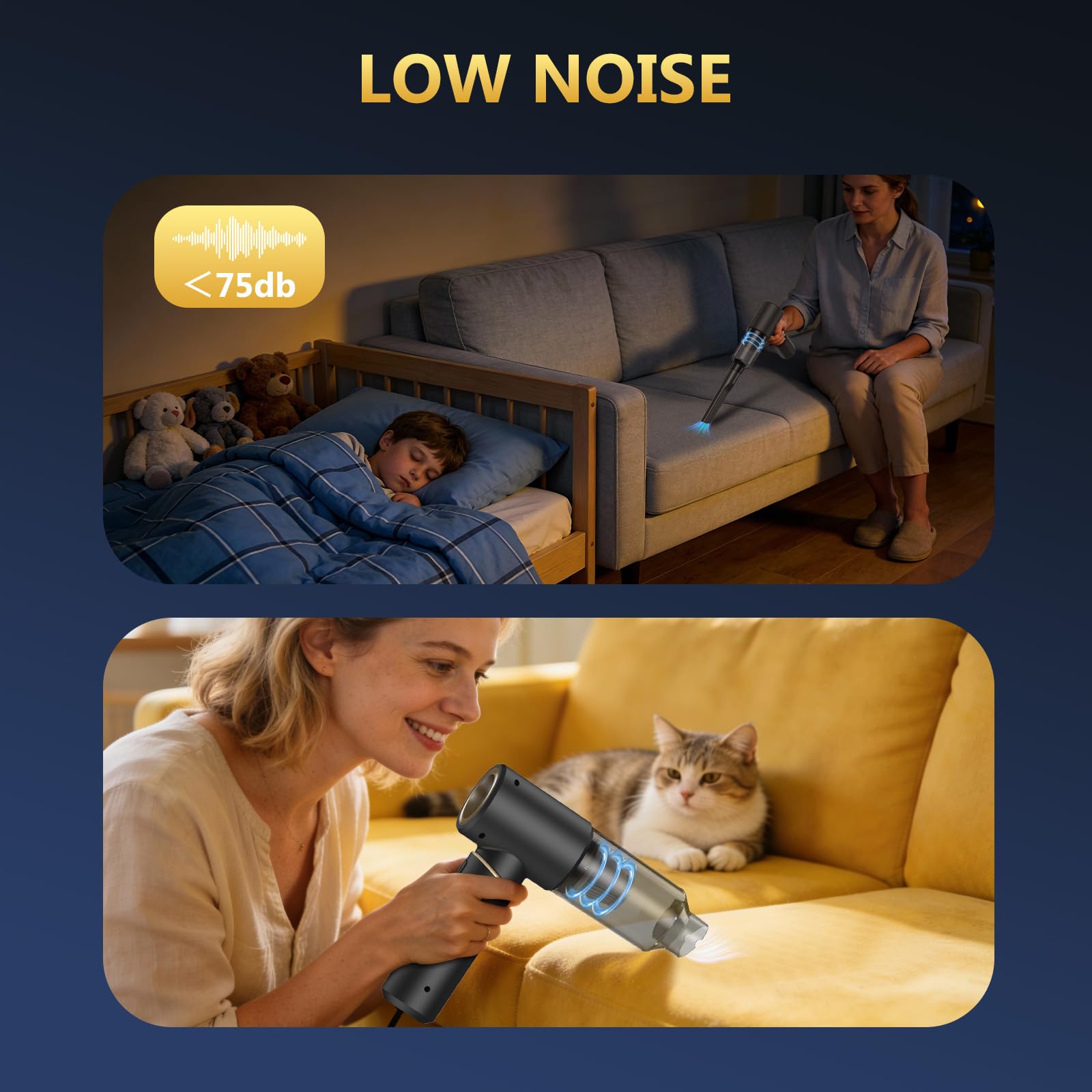 BSRCO quiet operation under 75dB for homes and offices