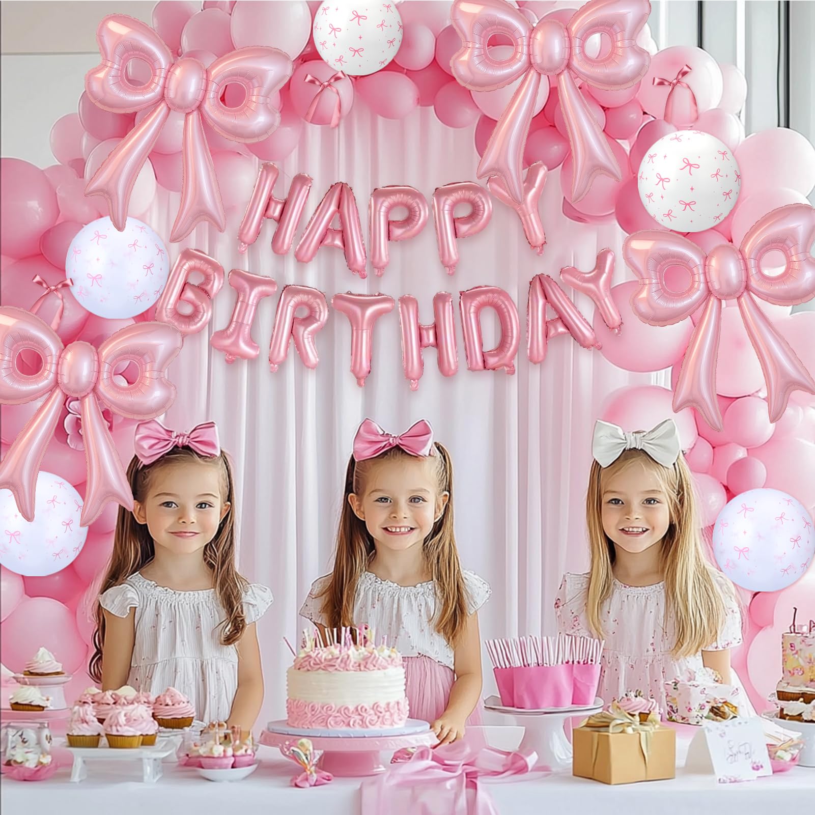 BSRESIN pink party decor kit anchors elegant celebrations.