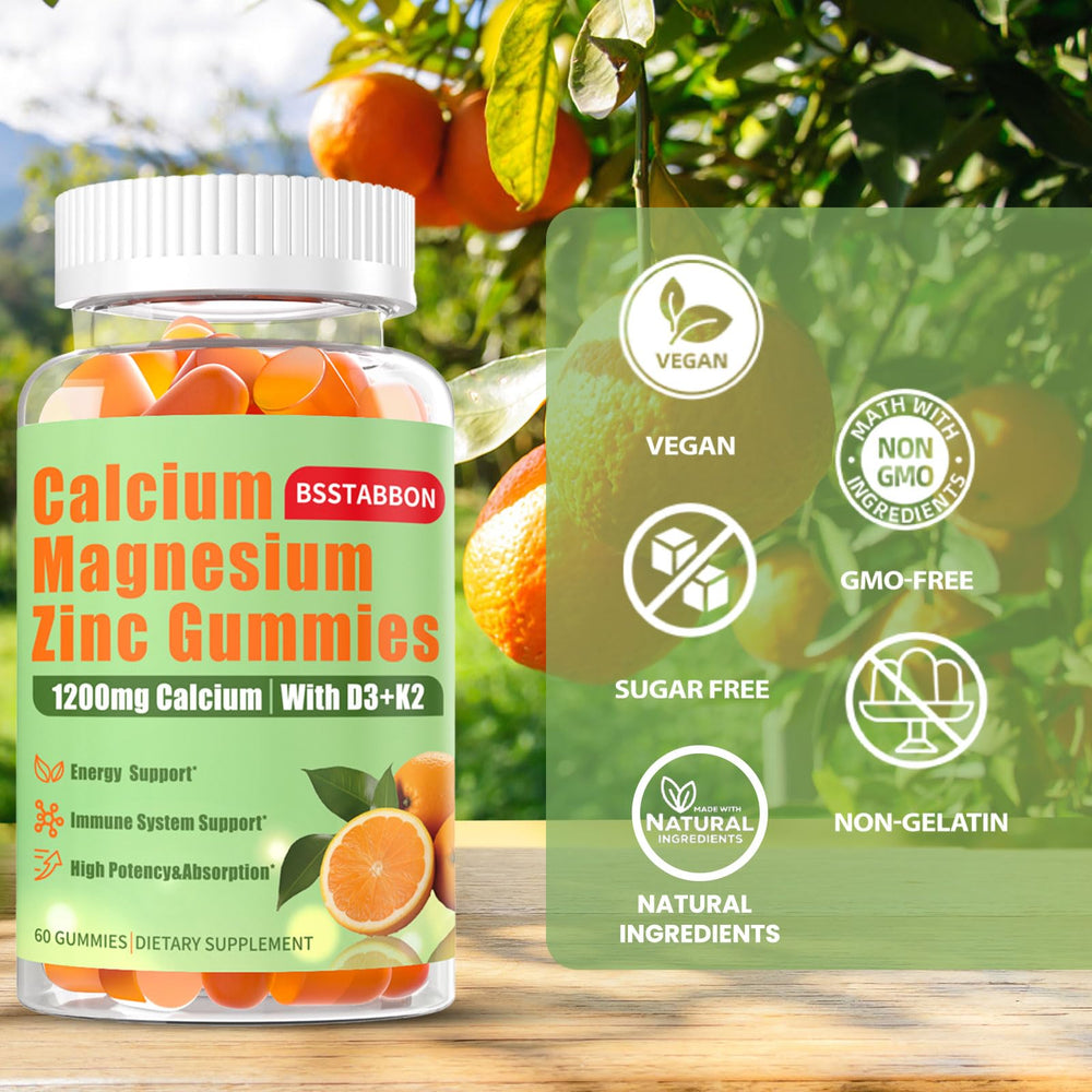 BSSTABBON label highlighting D3 and B12 for daily nutrient support