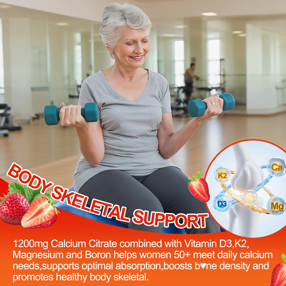 BSSTABBON ingredients panel shows calcium, D3, K2 for bone support.