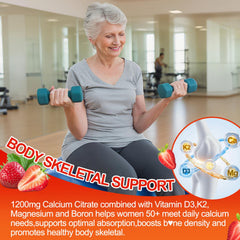 BSSTABBON ingredients panel shows calcium, D3, K2 for bone support.
