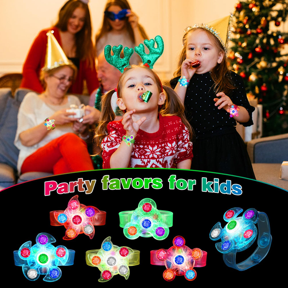 BSTDECOR glow-in-the-dark package of 14 bracelets, great stocking stuffers
