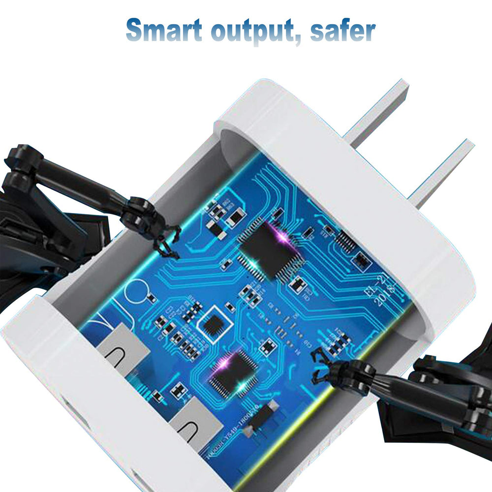 BSTOEM USB wall charger 2-pack back view, compact and ready for use.