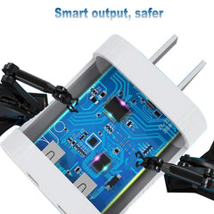 BSTOEM USB wall charger 2-pack back view, compact and ready for use.