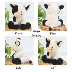 BSVOME cute cow plush doll enhances car seats and travel décor