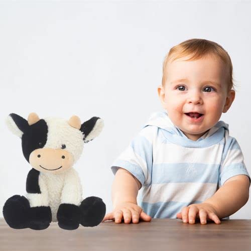 BSVOME plush cow is safe for ages 3 and up for gentle play