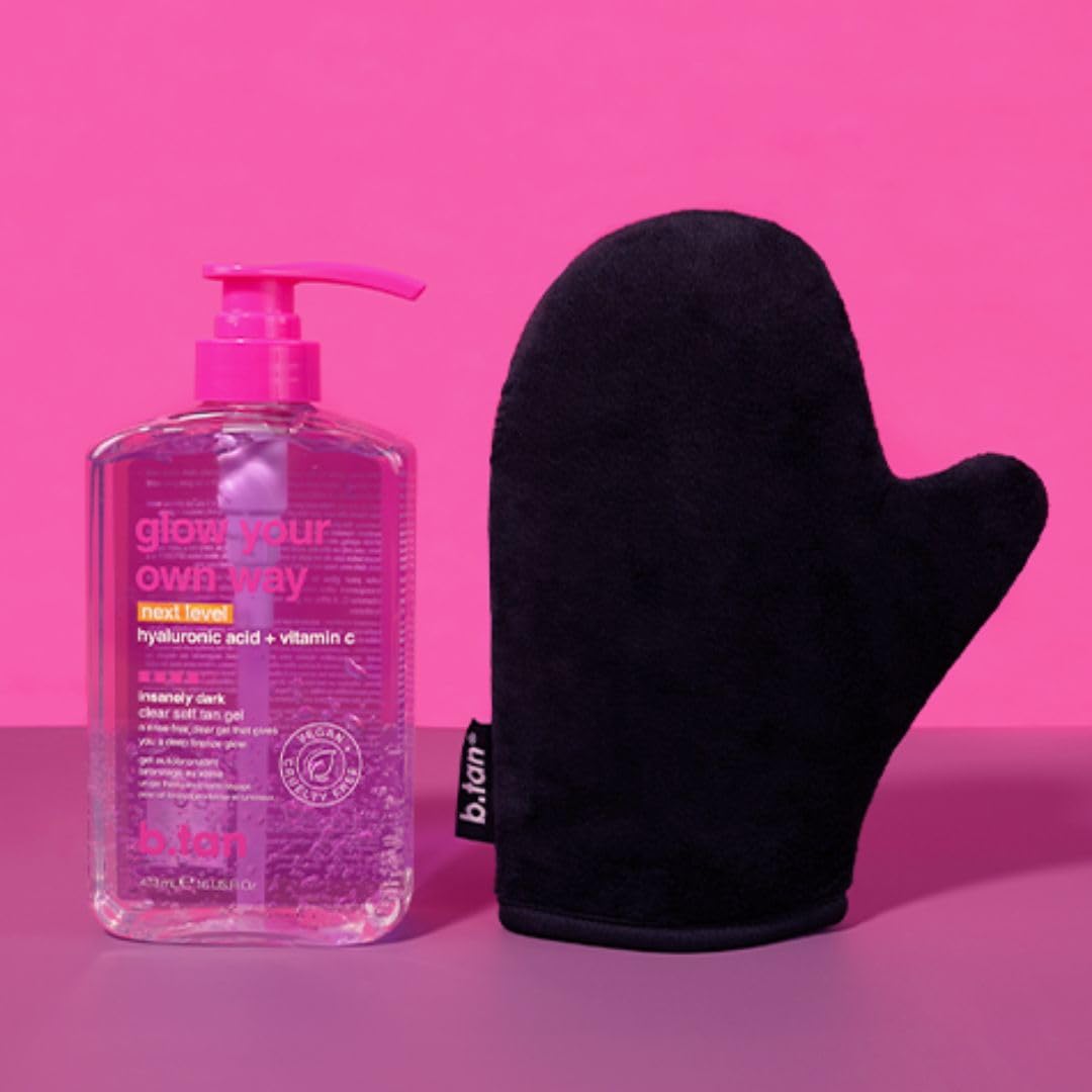 B.TAN No rinse formula supports a quick, convenient glow.
