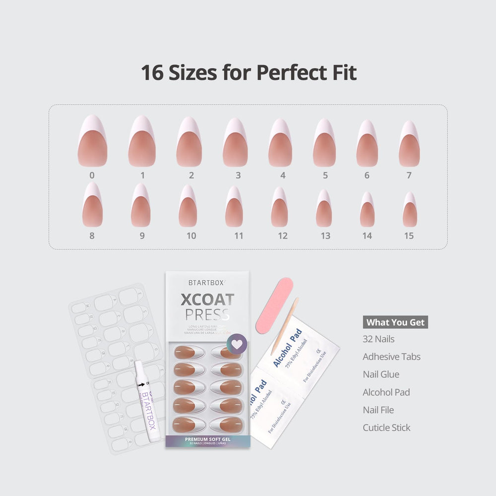 BTArtbox 16 nail sizes ensure a custom fit