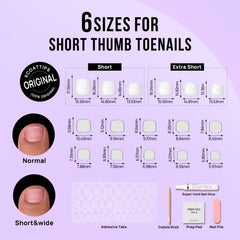 BTArtbox adhesive tabs for quick, mess-free toenail changes