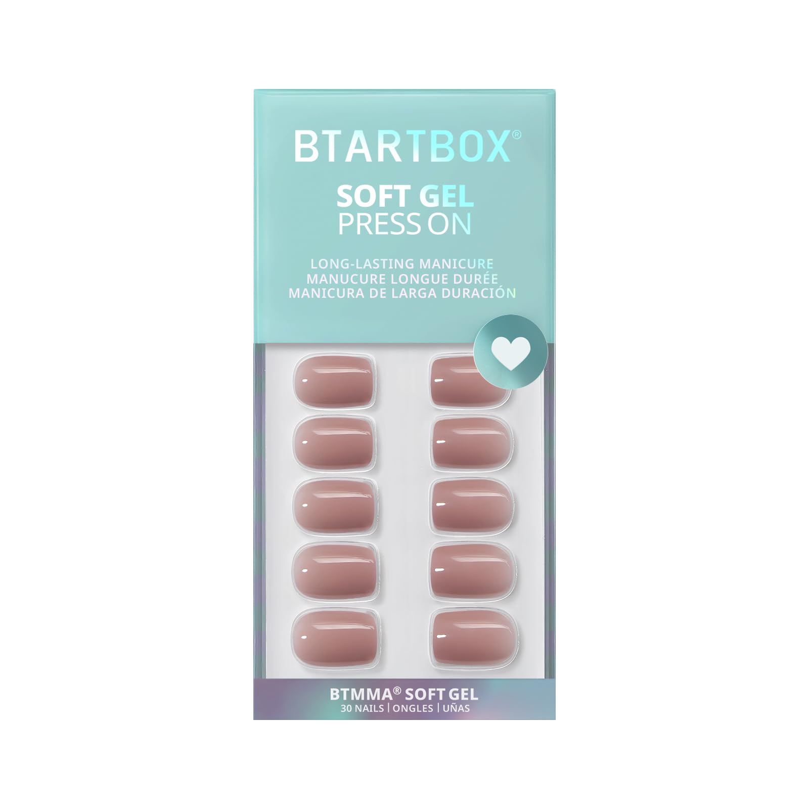 BTArtbox taro nude nails ready for work or a cozy night out.