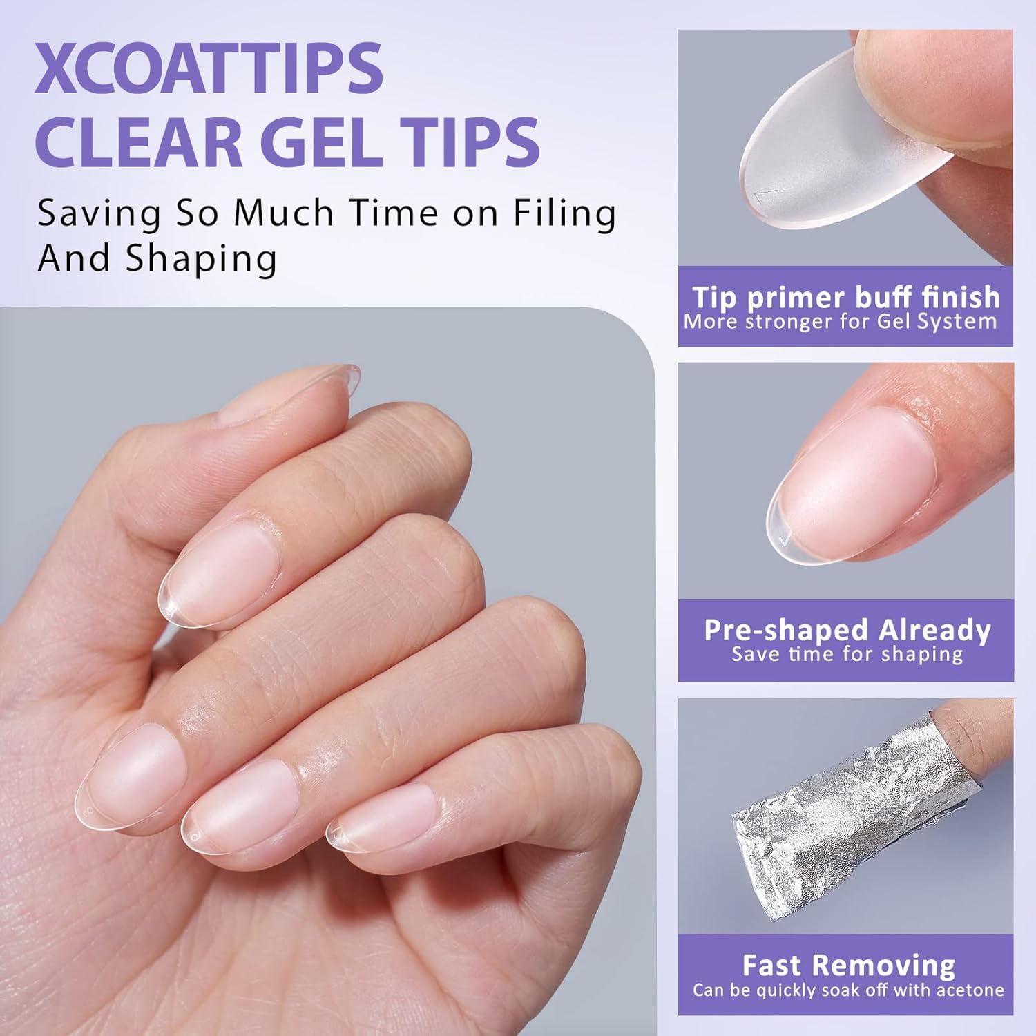 BTArtbox tips fit both flat and curved nails for universal use.