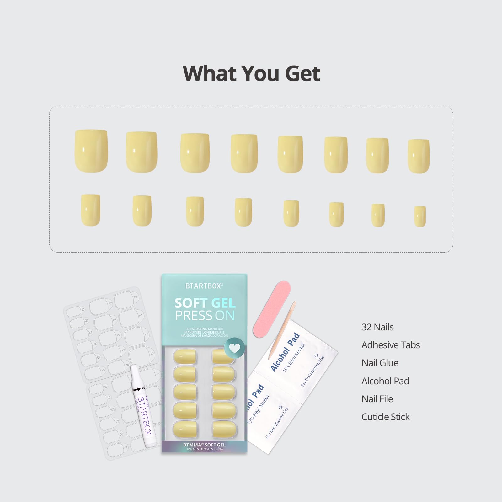 BTArtbox Lemon Sprint nails stay chip-free during daily tasks