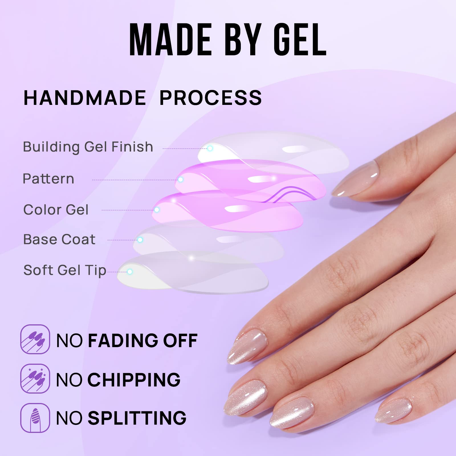 BTArtbox nail glue application demonstrates secure adhesion for daily tasks