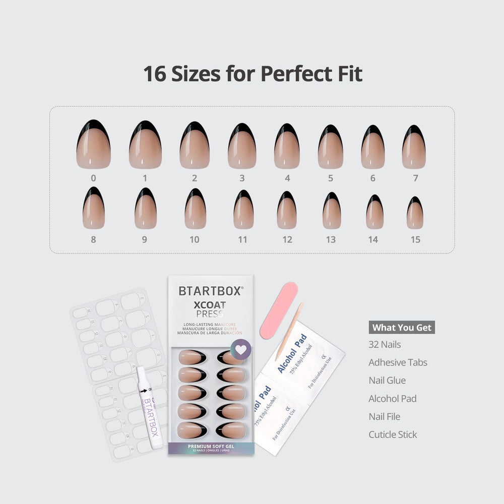 BTArtbox kit includes nail glue and adhesive tabs for versatile wear.