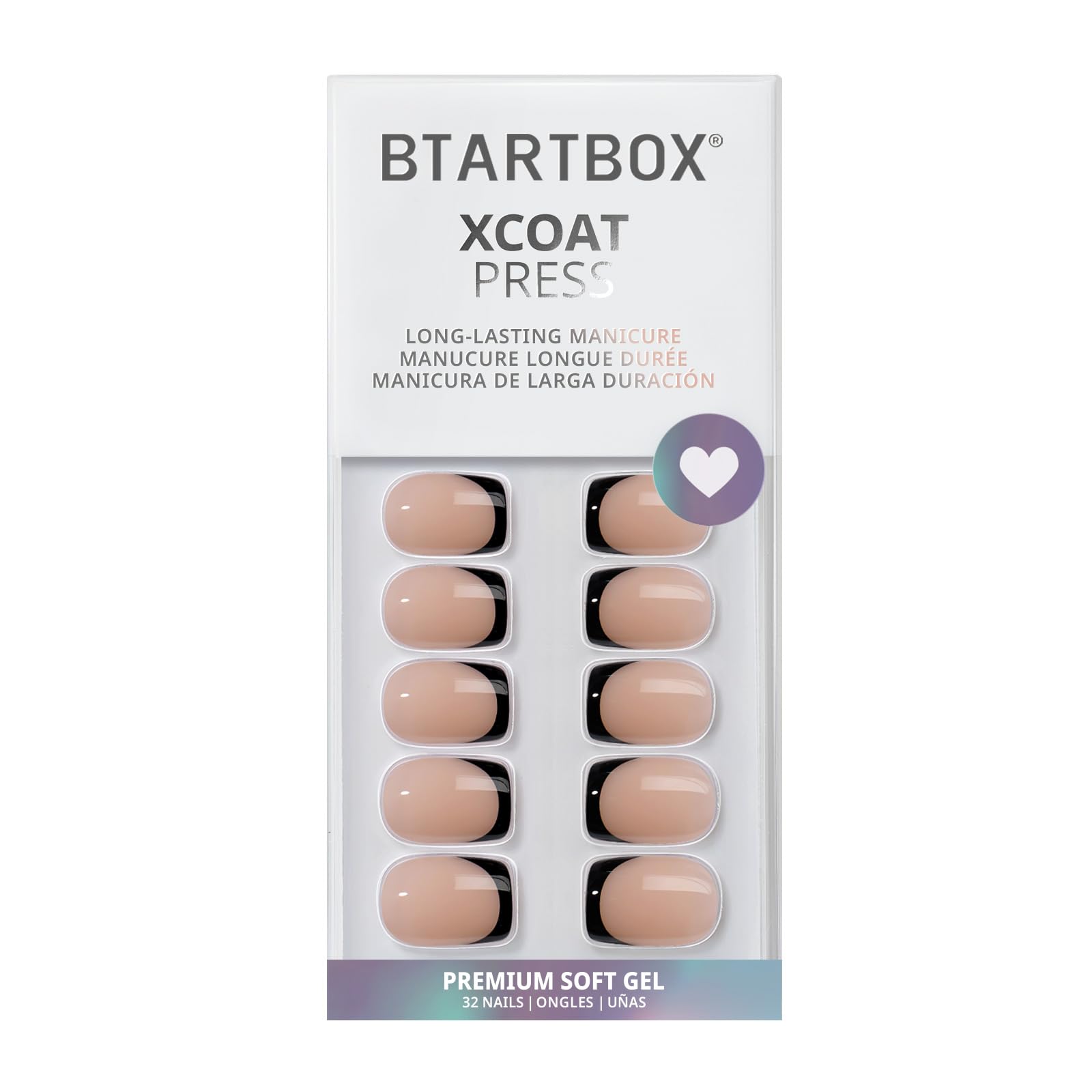 BTArtbox nail kit included items neatly laid out for convenient at-home manicure