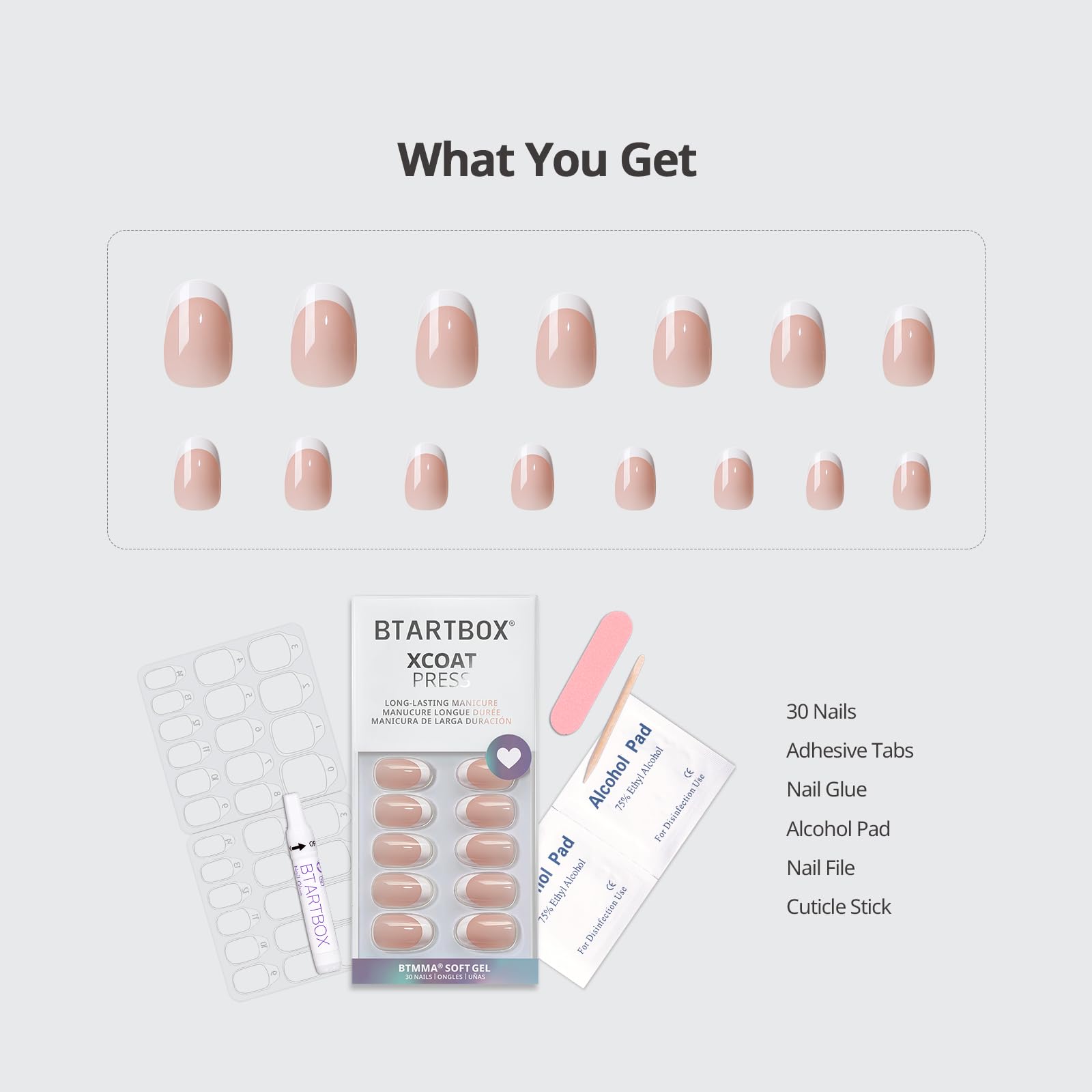 BTArtbox natural-look nails near cuticle illustrate seamless blending.