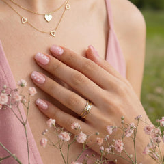 BTArtbox Petalfall nails under UV lamp highlight gel-curable performance.