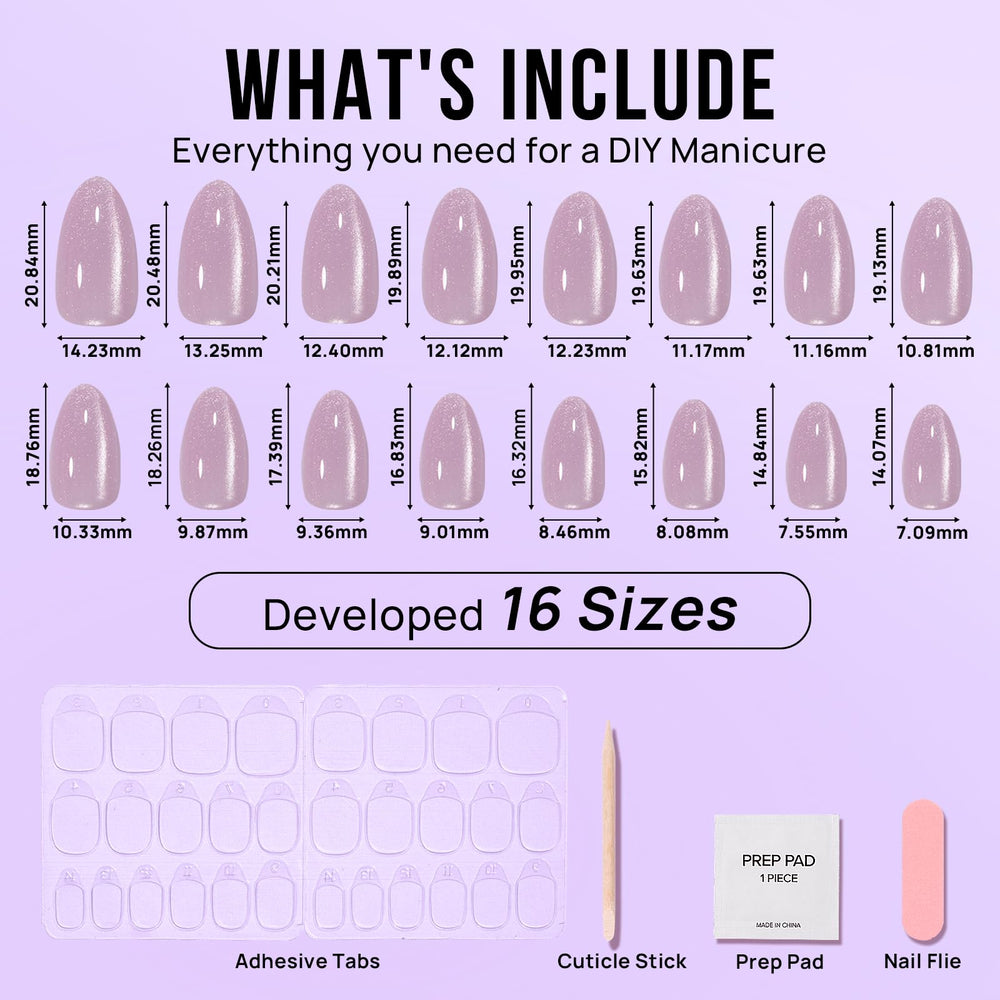 BTArtbox nail glue included for stronger, longer wear possibilities.