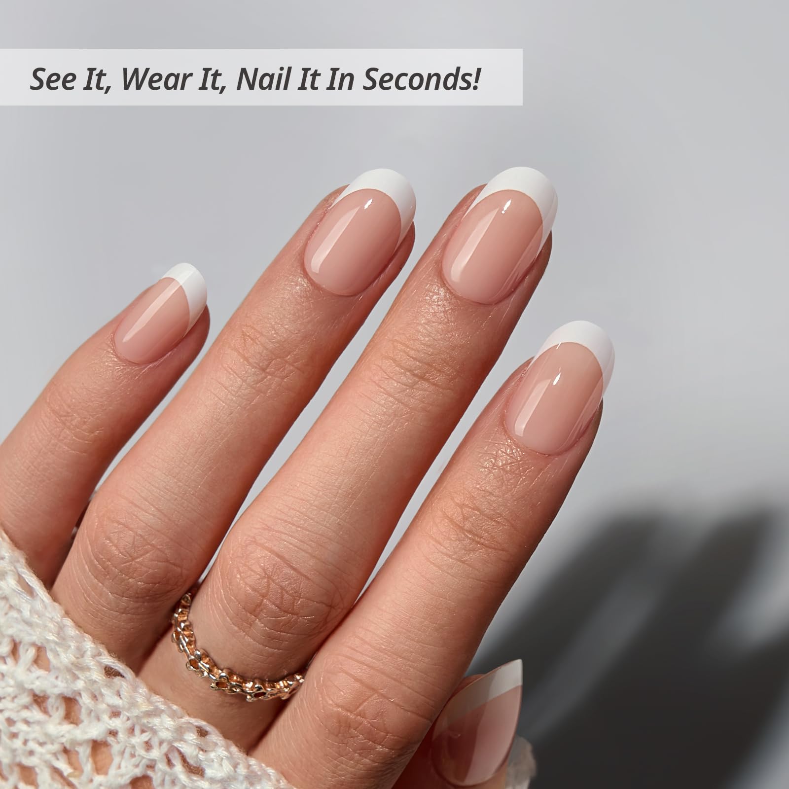 BTArtbox nails on hand show easy DIY application and comfortable wear.