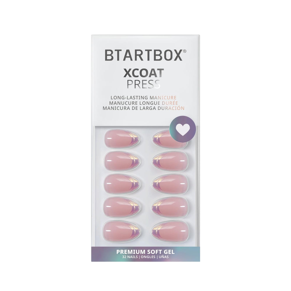 BTArtbox short nails natural fit with flexible soft gel for comfortable wear