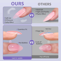 BTArtbox XCOATTIPS soft gel tips with primer coating for natural look and bond