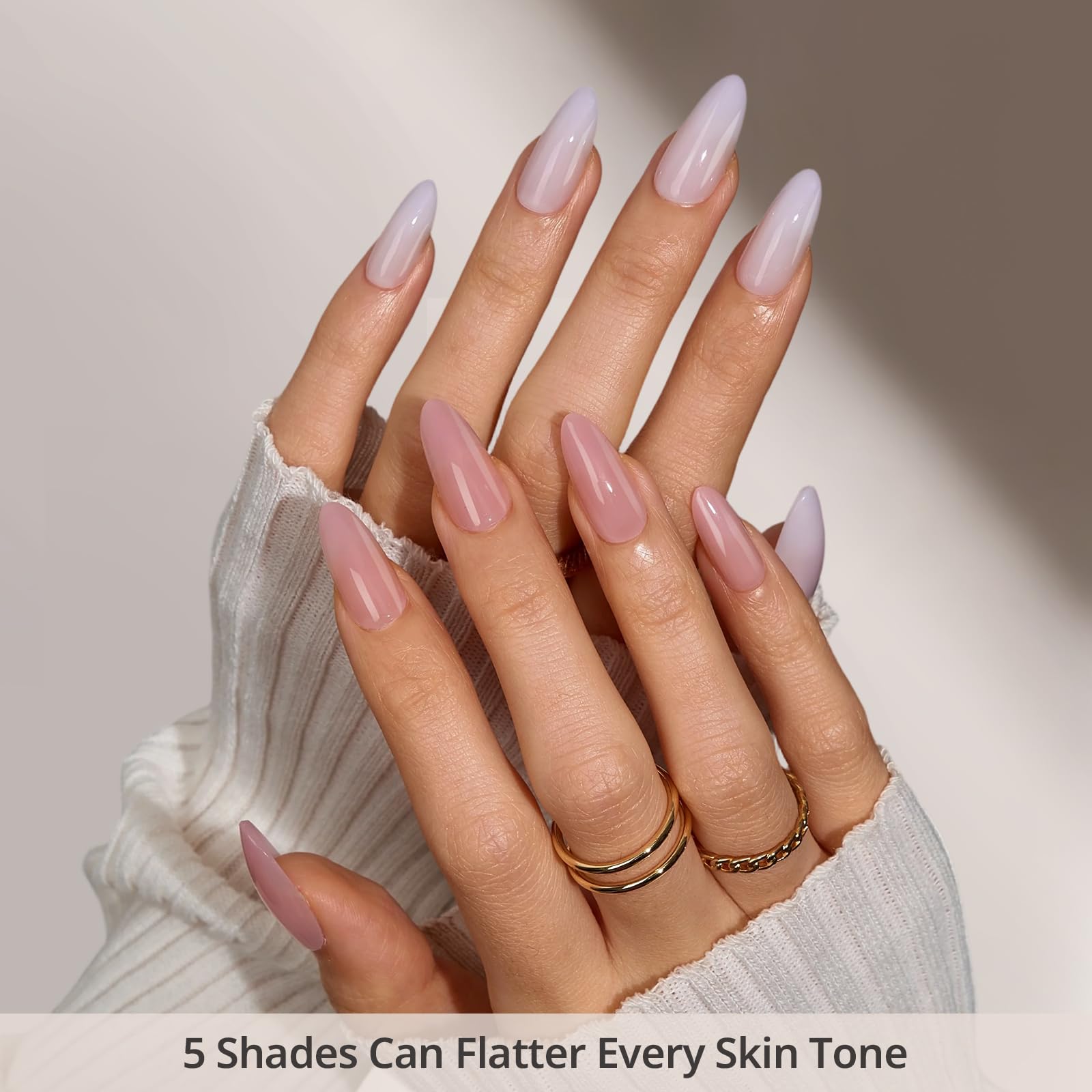 BTArtboxnails five nude shades for versatile, skin-tone friendly looks
