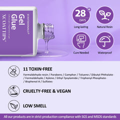 BTArtboxnails gel nail glue 15ml ready to secure tips