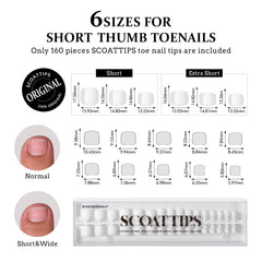 BTArtboxnails SCOATTIPS soft gel toe tips flexible and comfortable