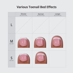 BTArtboxnails SCOATTIPS short square toe tips with wide size range for precise fit