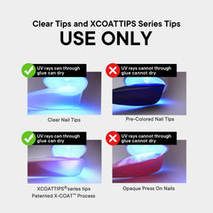 BTArtboxnails seamless-tip-application for precise bonding on curved or flat nails.