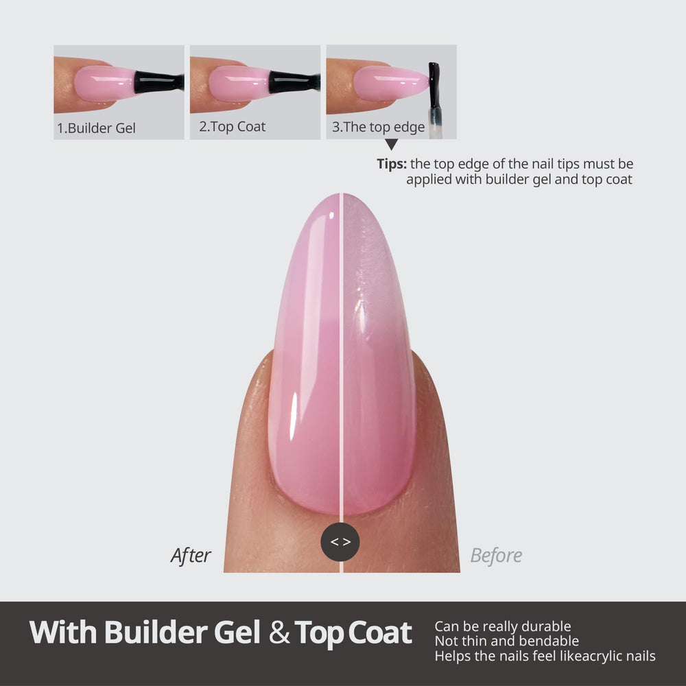 BTArtboxnails XCOATTIPS bare nude shade 5 blends with skin tones for natural-looking nails